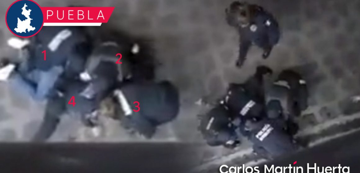 (VIDEO) Policías de Chignautla golpean y asfixian a detenido