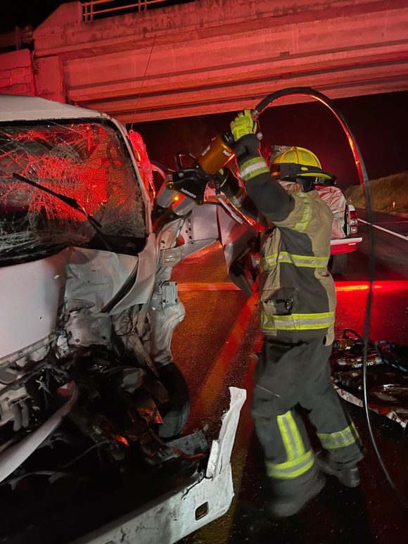 accidente Amozoc-Perote (1) Un fallecido y 11 heridos dejó choque en la Amozoc-Perote