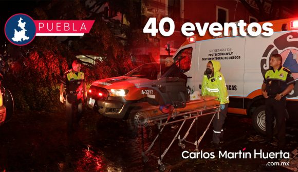 daños lluvia Puebla Tras lluvias, Ayuntamiento de Puebla atendió 40 eventos