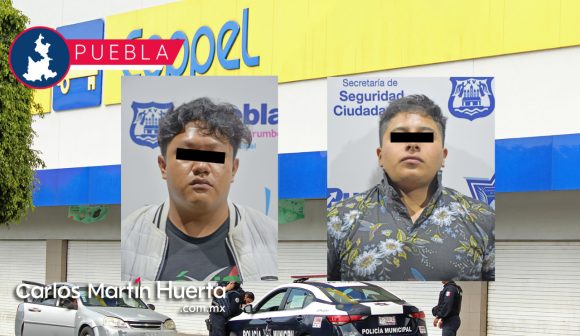 Tras robar tienda Coppel, detienen a tres con más de 120 celulares