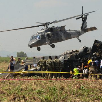 Confirma FGR que desplome del helicóptero de la Marina en captura de Caro Quintero fue por falta de combustible