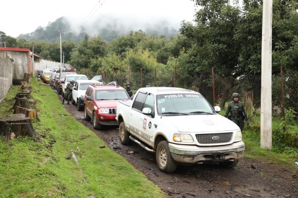 Detienen a 164 presuntos integrantes de Pueblos Unidos en Michoacán