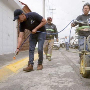 Realizan jornada de rehabilitación en fraccionamientos Oyamel y Paseos de San Andrés