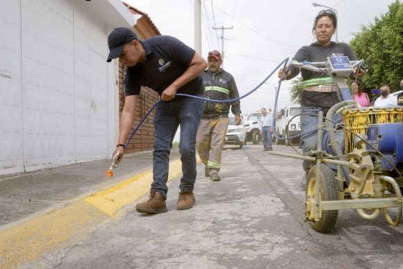 rehabilitación San Andrés (1) Realizan jornada de rehabilitación en fraccionamientos Oyamel y Paseos de San Andrés