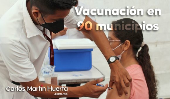 vacunación municipios Serán 90 municipios donde habrá vacunación contra Covid-19 para menores