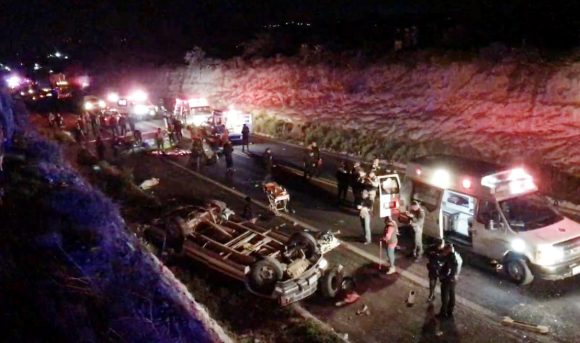 volcadura migrantes Volcadura deja 6 migrantes muertos y 10 lesionados en Cañada Morelos