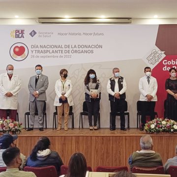 Durante 2022, donación de órganos beneficia a más de 200 personas en Puebla: Salud
