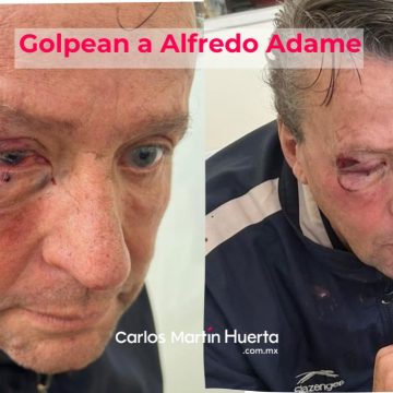 Por intentar grabar una balacera Alfredo Adame es golpeado