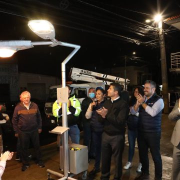 San Jerónimo Caleras vuelve a iluminarse con la tecnología Led por el Ayuntamiento de Puebla