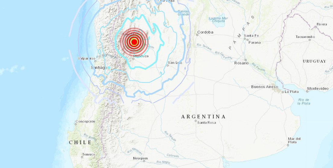 Se registra sismo de magnitud 6.1 en Los Lagos, Chile