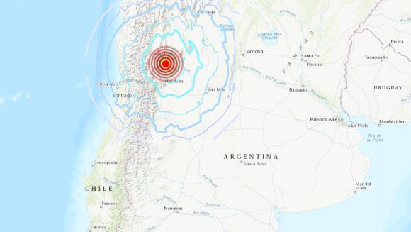 Se registra sismo de magnitud 6.1 en Los Lagos, Chile