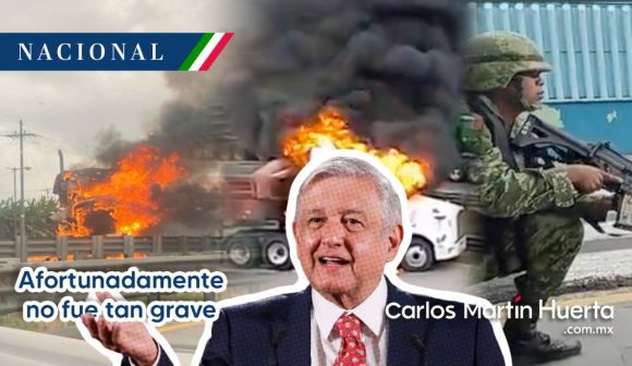 “Afortunadamente no fue tan grave”, AMLO sobre violencia en Orizaba