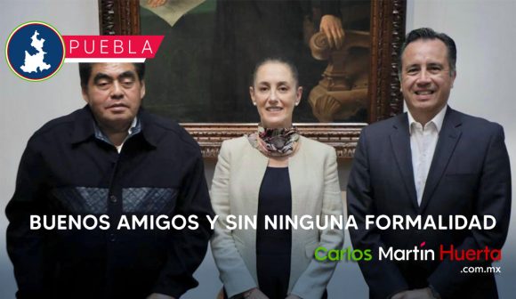 Barbosa se reunió con homólogos de CDMX y Veracruz para tratar temas de salud, economía y seguridad