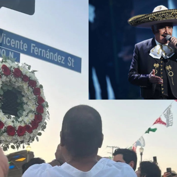 En los Ángeles nombran calle en honor a Vicente Fernández
