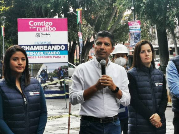 Eduardo Rivera Inicia la rehabilitación del Paseo Bravo con inversión de 11.5 mdp