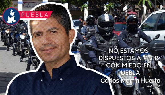 Eduardo Rivera - seguridad No estamos dispuestos a vivir con miedo en Puebla: Eduardo Rivera Pérez