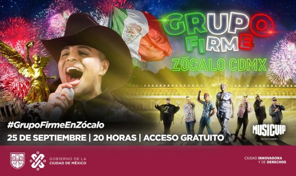 Grupo Firme estará en el Zócalo: Claudia Sheinbaum