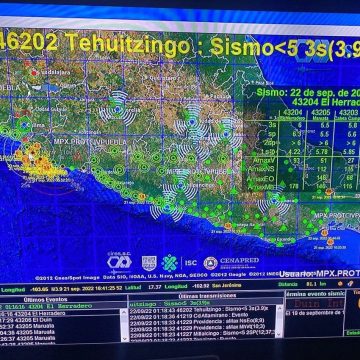 Activan protocolos de revisión en Puebla tras sismo de magnitud de 6.9
