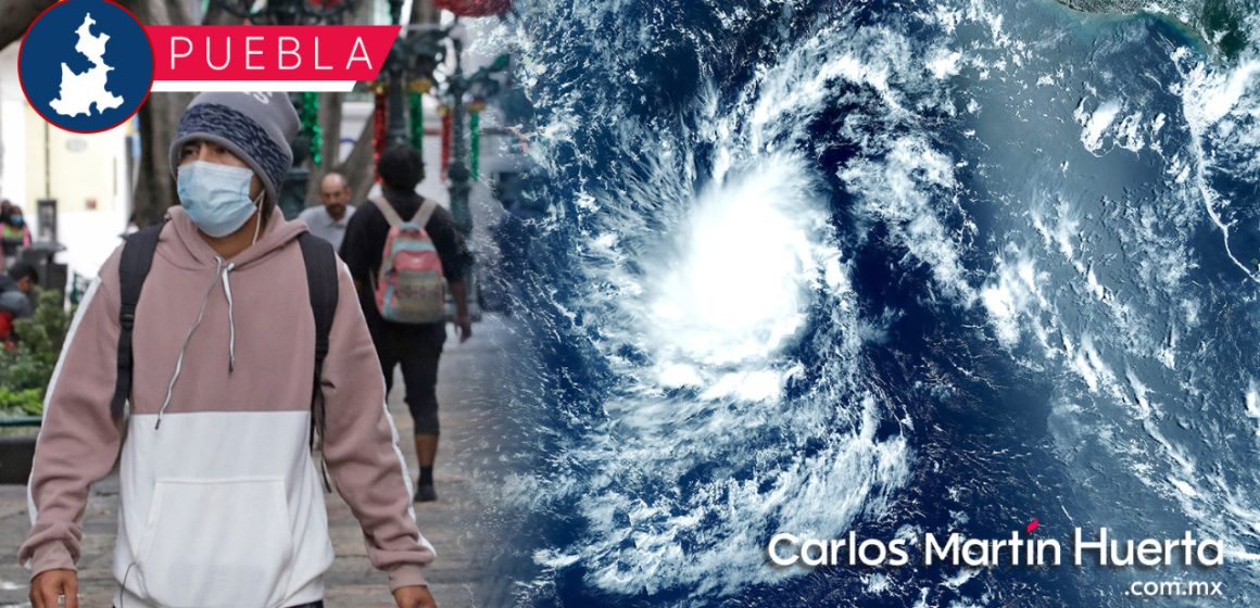 Frente Frío Número 9 ocasionará lluvias en Puebla capital; PC emite recomendaciones