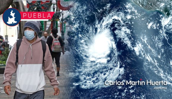 Alerta en Puebla: Frente frío 13 trae lluvias intensas, vientos fuertes y descenso de temperatura