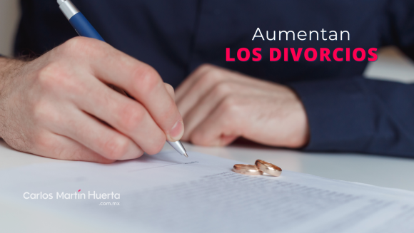 Aumentan 61% divorcios en México: INEGI