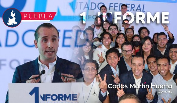 Presenta Mario Riestra su primer informe de trabajo; su prioridad: Trabajar intensamente por Puebla