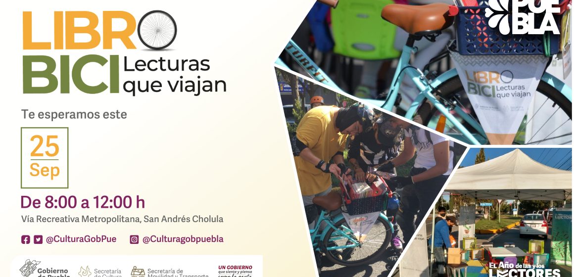 Promoverá Cultura lectura en la Vía Recreativa Metropolitana de San Andrés Cholula