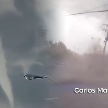 (VIDEOS) Tornado sorprende en Guamúchil, Sinaloa
