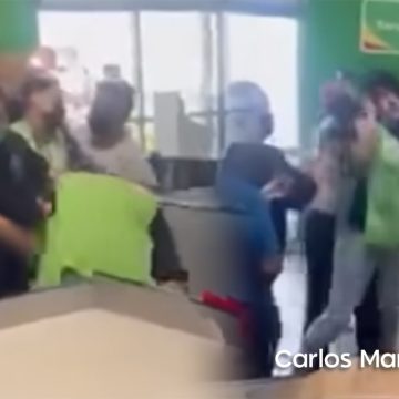 (VIDEO) Empleadas de Bodega Aurrera pelean con clienta por supuesta infidelidad