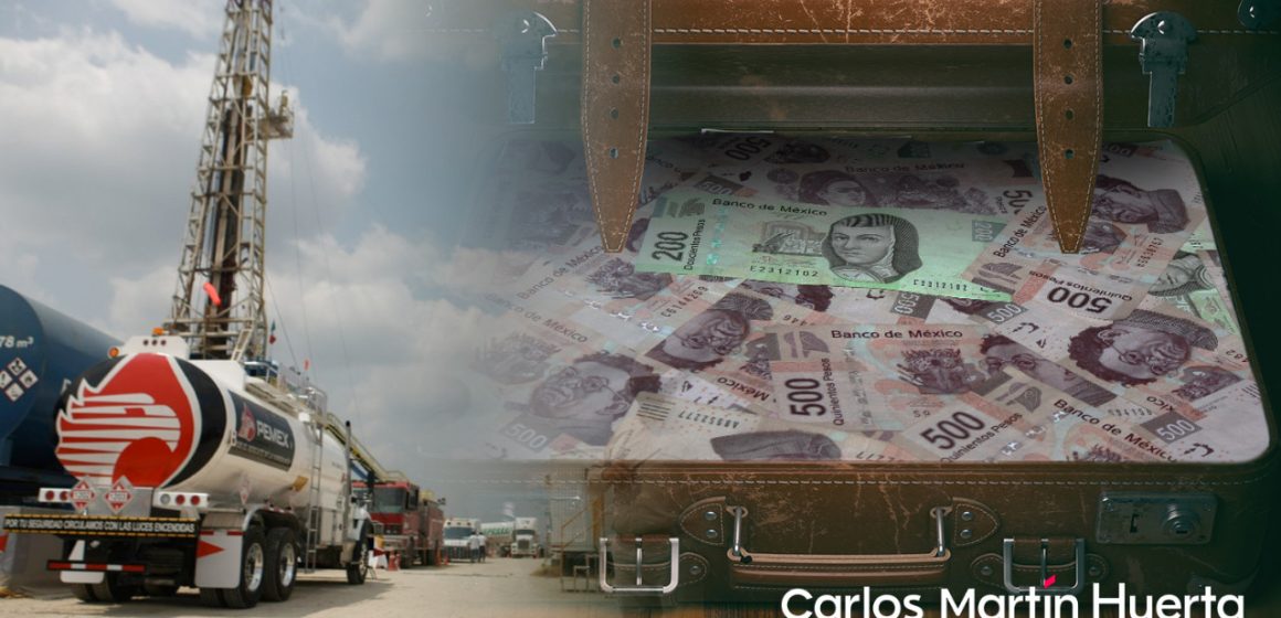 Empleados de Pemex encuentran maleta con 2.5 mdp; gobierno federal se lo queda