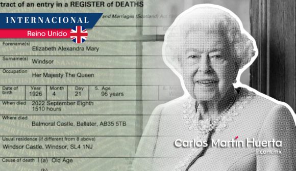 Conoce la causa real de la muerte de Isabel II; publican su certificado de defunción