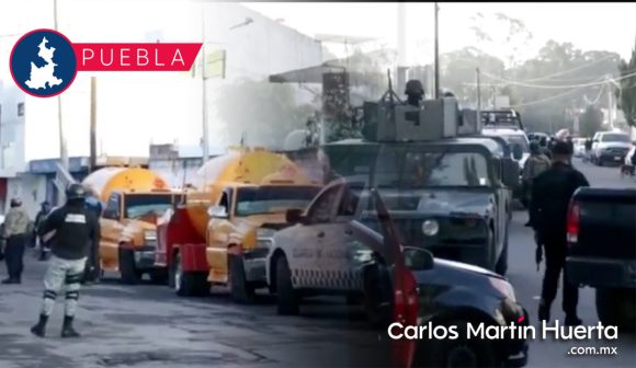 cateos huachigas Xonacatepec Catean domicilios en Xonacatepec y aseguran pipas cargadas de gas LP