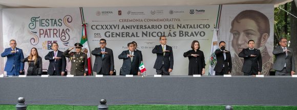Promueve Gobierno Estatal respeto a historia de México, conmemora natalicio de Nicolás Bravo