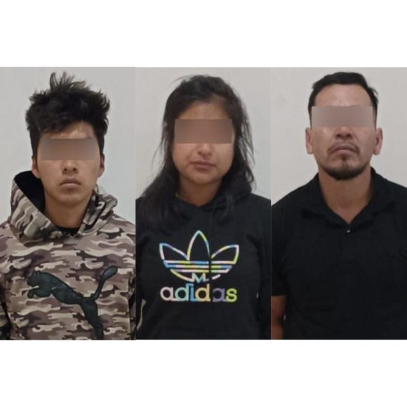 Detiene Policía Estatal a banda dedicada al robo de vehículos en Texmelucan