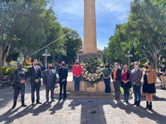 Inician las celebraciones del mes patrio con ceremonia cívica y pega del bando solemne 2022