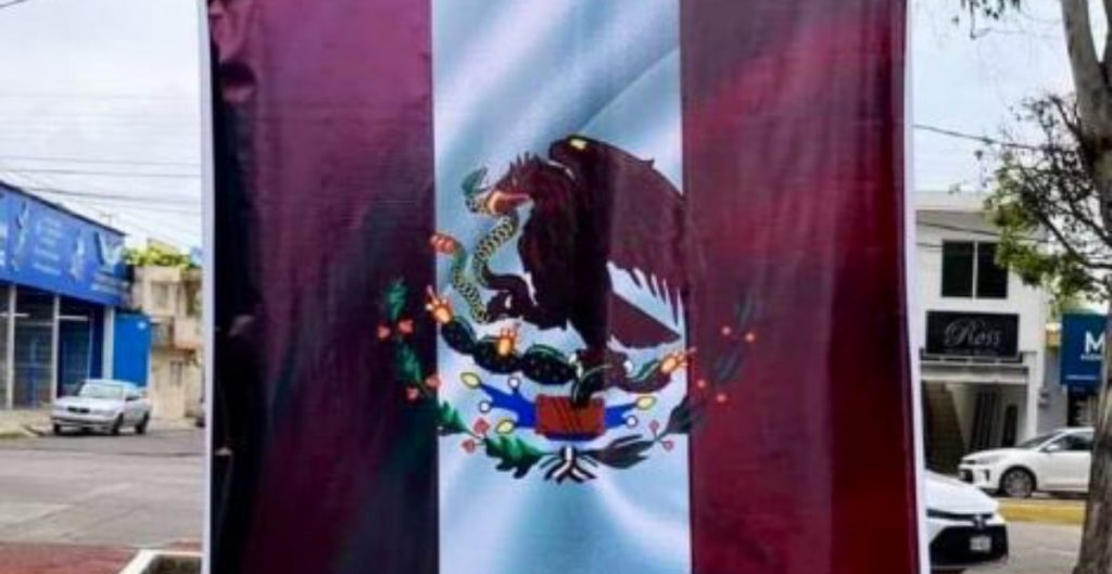 gobierno nayarit modifica bandera de mexico con colores de morena 1024x529 1