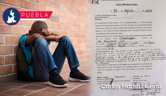 Investigan golpiza que sufrió niño de 6 años en escuela de Chignahuapan