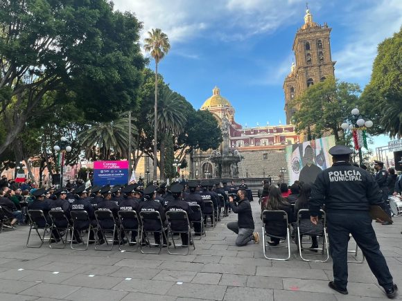 Se gradúan 52 cadetes de la Policía Municipal de Puebla