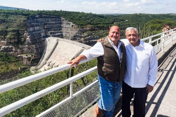 AMLO y Alfaro supervisan obras de presa El Zapotillo en Jalisco