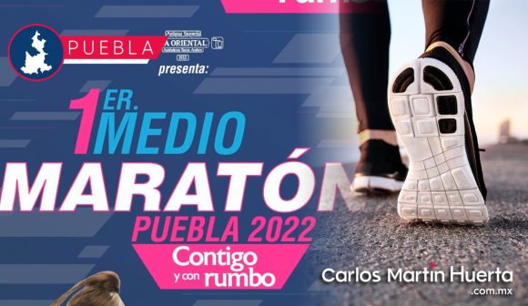 Presentan 1er Medio Maratón de Puebla