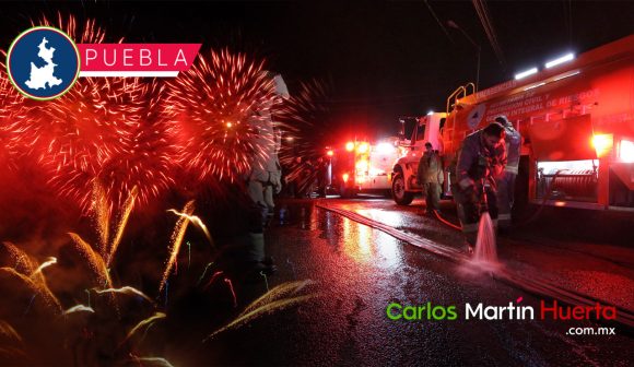 Explosión en taller de pirotecnia deja un lesionado de gravedad en Tehuacán