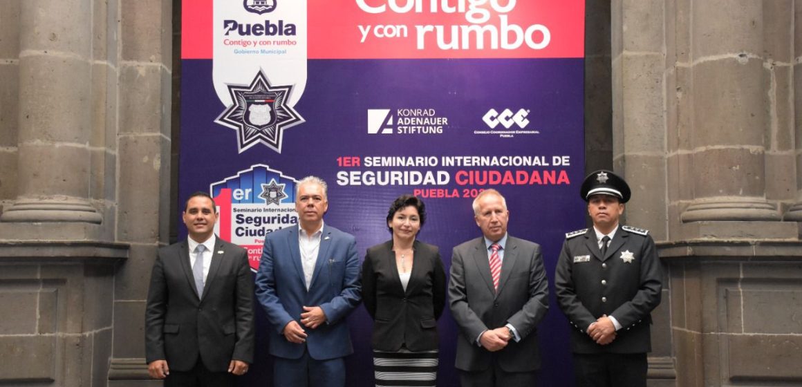 Ciudad de Puebla será sede del primer Seminario Internacional de Seguridad Ciudadana