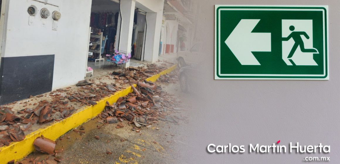 (VIDEOS) Ocurre sismo en México magnitud 7.4, tras simulacro 19S