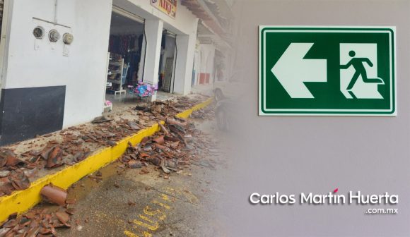 (VIDEOS) Ocurre sismo en México magnitud 7.4, tras simulacro 19S