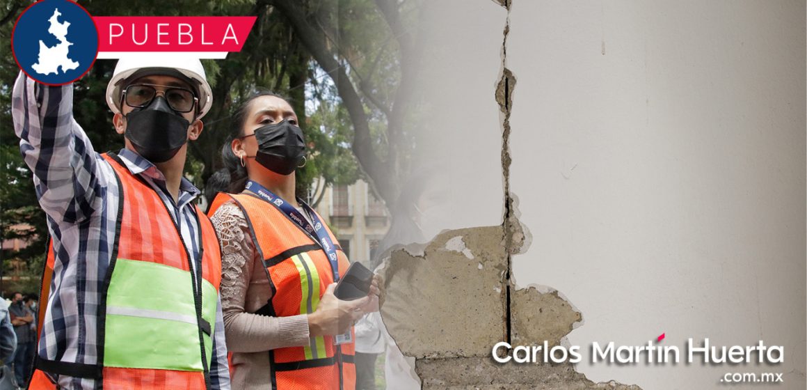 Una universidad y una casa con fisuras tras sismo en Puebla: PC