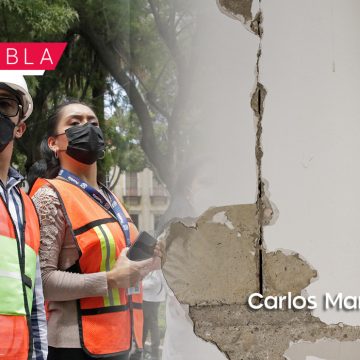 Una universidad y una casa con fisuras tras sismo en Puebla: PC