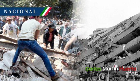 Izan bandera a media asta por aniversario de los sismos de 1985 y 2017