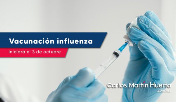 Campaña de vacunación contra Influenza iniciará el 3 de octubre