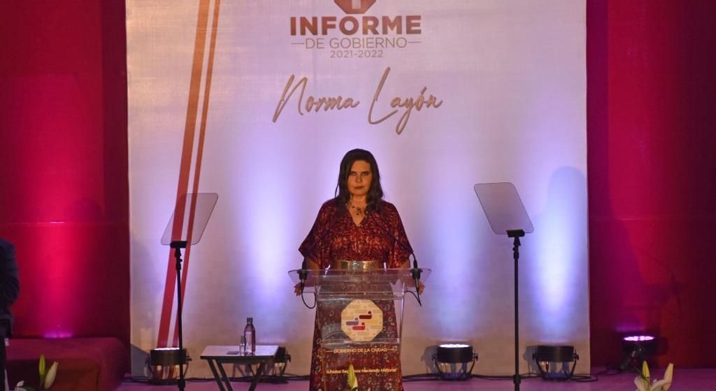 Rinde 1er informe de gobierno Norma Layón; anuncia obras importantes para Texmelucan