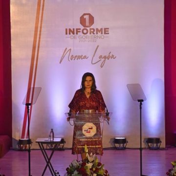 Rinde 1er informe de gobierno Norma Layón; anuncia obras importantes para Texmelucan